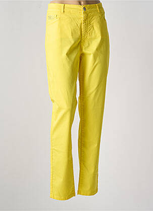 Pantalon slim galben PAUL BRIAL femeie