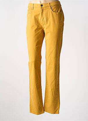 Pantalon slim galben MERI & ESCA femeie