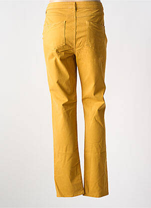 Pantalon slim elasticitate mărime normală galben MERI & ESCA femeie