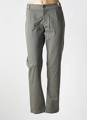 Blugi cu croială slim verde POUSSIERE D'ETOLE femeie
