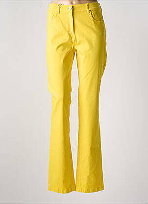 Pantalon drept galben PAUL BRIAL femeie