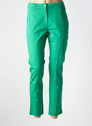 Pantalon 7/8 talie înaltă talie înaltă verde AGATHE & LOUISE femeie