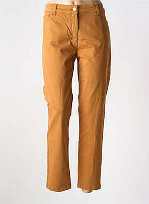 Pantalon slim galben PAUL BRIAL femeie