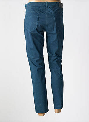 Pantalon 7/8 țesătură poplin mărime normală verde PAUL BRIAL femeie