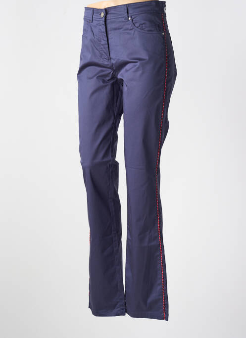 Pantalon drept albastru PAUL BRIAL femeie