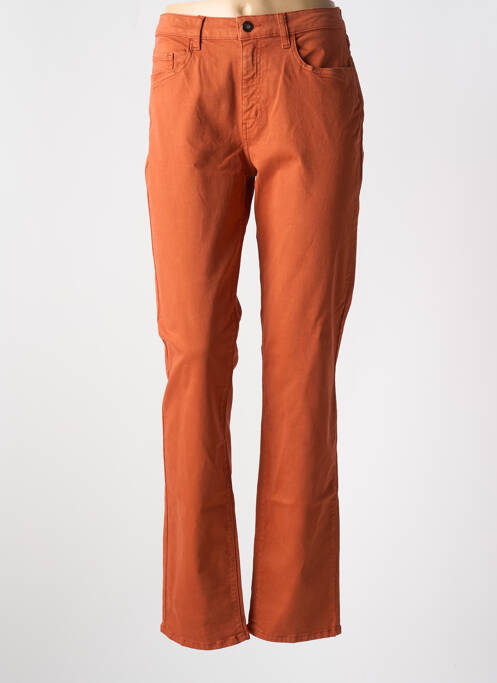 Pantalon slim portocaliu GUY DUBOUIS femeie
