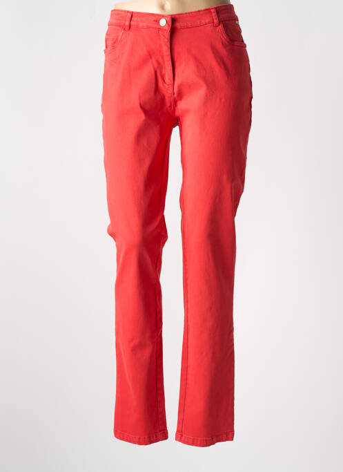 Blugi cu croială slim elasticitate mărime normală roșu AGATHE & LOUISE femme