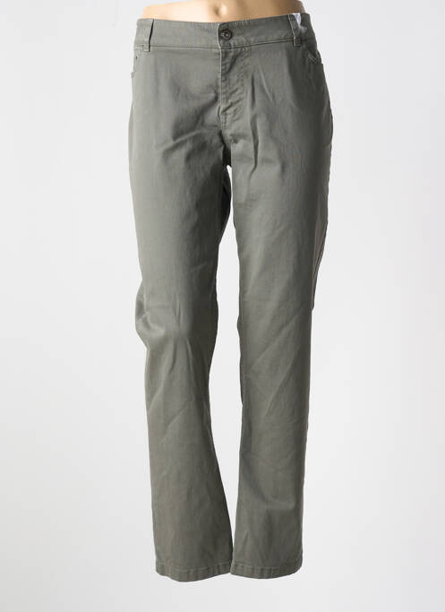 Blugi cu croială slim verde POUSSIERE D'ETOLE femeie