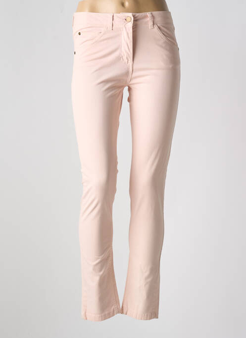 Blugi cu croială slim roz POUSSIERE D'ETOLE femeie