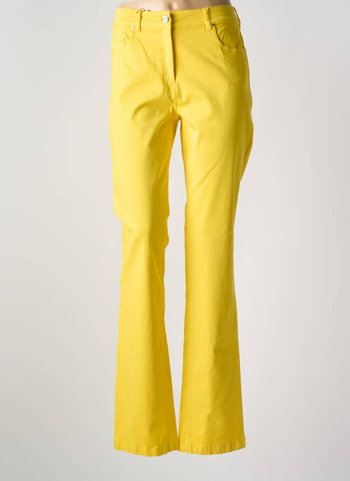 Pantalon drept galben PAUL BRIAL femeie