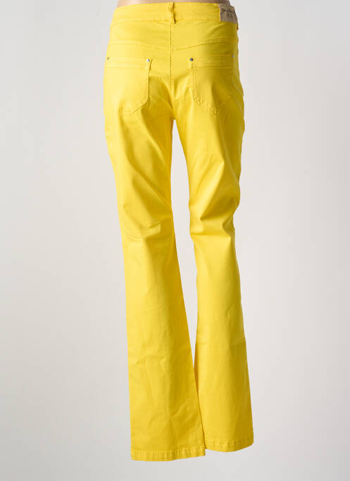 Pantalon drept galben PAUL BRIAL femeie