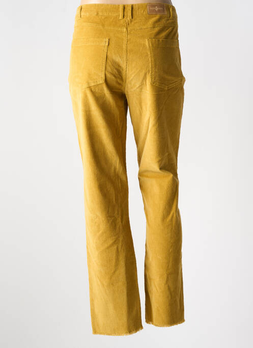 Pantalon slim galben SURKANA femeie