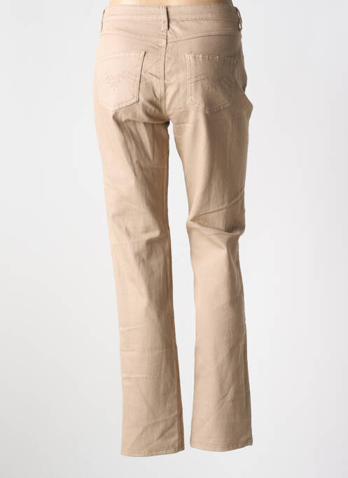 Blugi cu croială dreaptă maro GUY DUBOUIS femeie