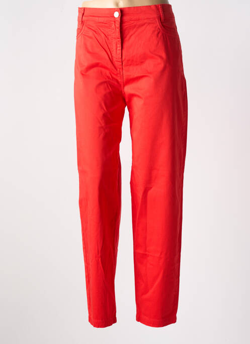 Pantalon trei sferturi croială dreaptă mărime normală roșu PAUL BRIAL femme