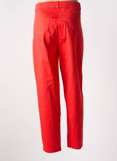 Pantalon trei sferturi croială dreaptă mărime normală roșu PAUL BRIAL femme