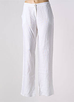 Pantalon drept alb MALOKA femeie