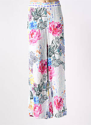 Pantalon larg alb PAUL BRIAL femeie