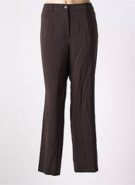 Pantalon drept țesătură crep mărime normală maro GERKE MY PANTS femme