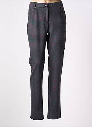 Pantalon drept elasticitate mărime normală gri IMPULSION femeie
