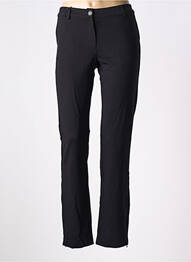 Pantalon chino închidere cu fermoar sub clapetă cu nasturi mărime normală negru PAUL BRIAL femme