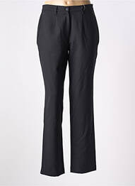 Pantalon drept țesătură crep talie înaltă negru ROSA ROSAM femme