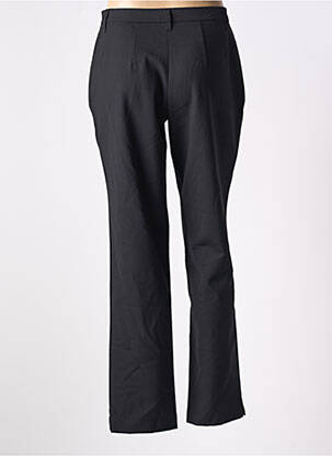 Pantalon drept țesătură crep talie înaltă negru ROSA ROSAM femeie