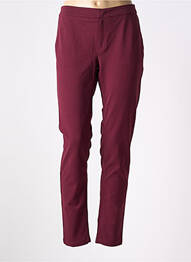 Pantalon chino buzunare talie înaltă roșu AKELA KEY femme