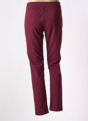 Pantalon chino buzunare talie înaltă roșu AKELA KEY femeie