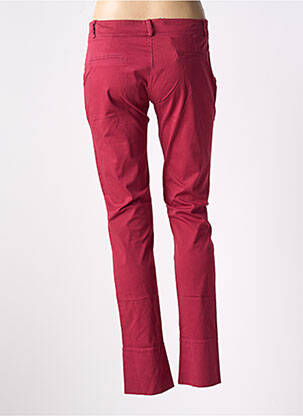 Pantalon chino talie joasă talie joasă roșu LA FEE MARABOUTEE femeie