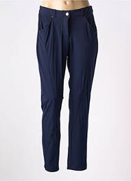 Pantalon slim elasticitate mărime normală albastru MALOKA femeie