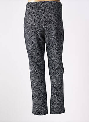 Pantalon 7/8 talie înaltă talie înaltă negru MALOKA femeie