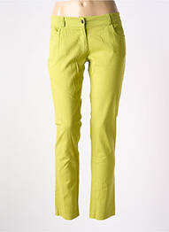 Pantalon slim talie joasă talie joasă verde LA FEE MARABOUTEE femme