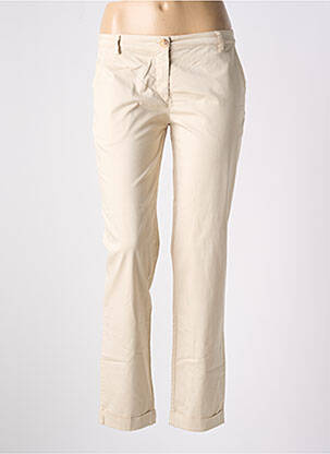 Pantalon chino bej LA FEE MARABOUTEE femeie