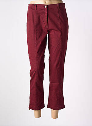 Pantalon 7/8 talie înaltă talie înaltă roșu ROSA ROSAM femeie