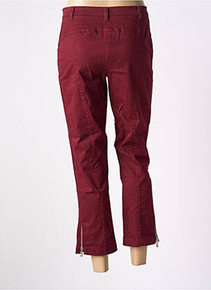 Pantalon 7/8 talie înaltă talie înaltă roșu ROSA ROSAM femeie