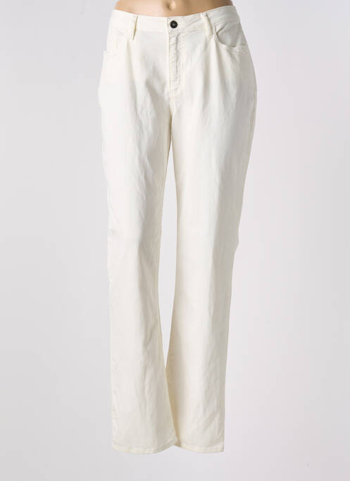 Blugi cu croială dreaptă bej IMPULSION femeie