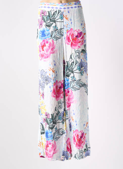 Pantalon larg alb PAUL BRIAL femeie