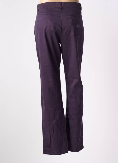 Pantalon drept violet AVENTURES DES TOILES femeie