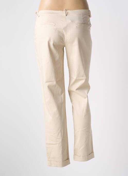 Pantalon chino bej LA FEE MARABOUTEE femeie