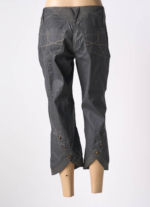 Pantalon trei sferturi gri AVENTURES DES TOILES femeie