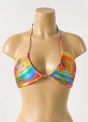 Sutien de costum de baie top triunghiuri top triunghiuri portocalie BANANA MOON femeie
