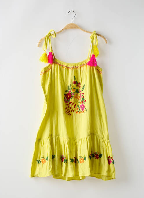 Rochie scurtă galben WILD femeie