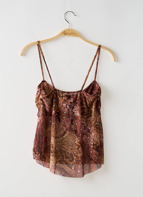 Top roșu SANS MARQUE femeie