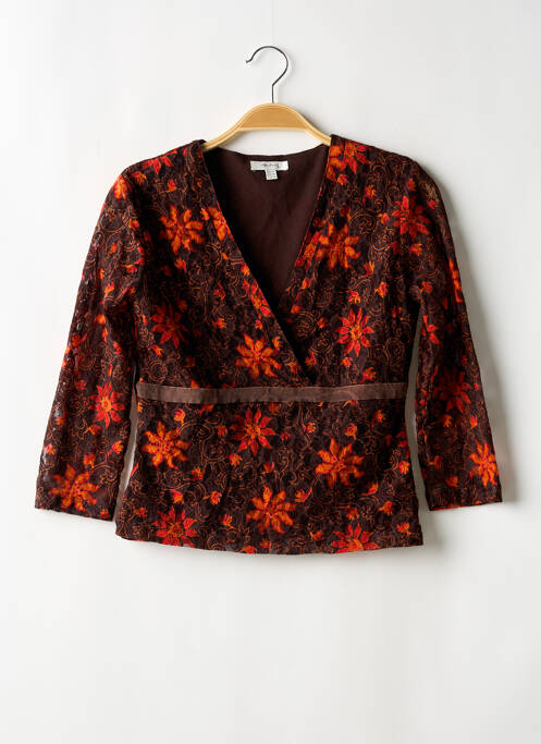 Top portocaliu 1 2 3 femeie