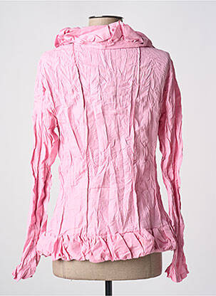 Jachete casual buzunare roz L33 femeie