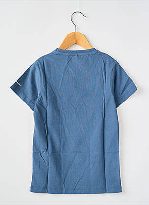 Tricou croială dreaptă mâneci scurte albastru MA LOCOMOTION băiat