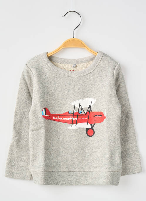 Hanorac gri MA LOCOMOTION băiat