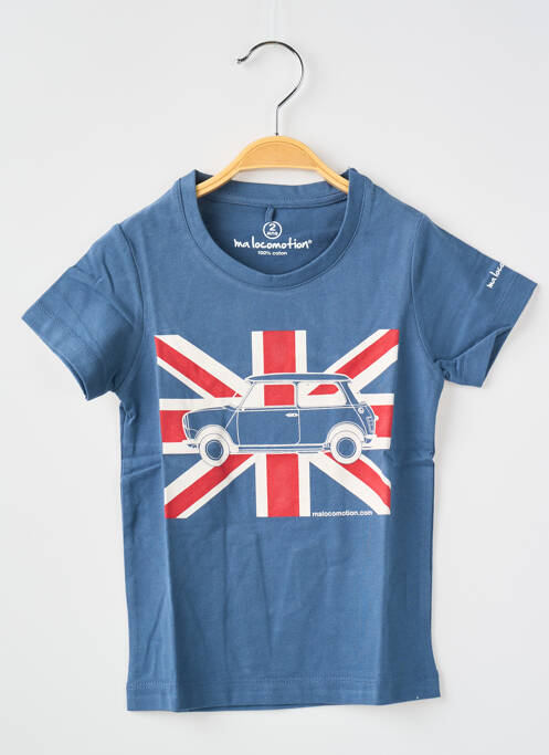 Tricou albastru MA LOCOMOTION băiat