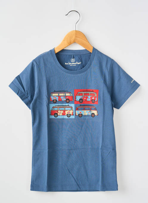 Tricou albastru MA LOCOMOTION băiat