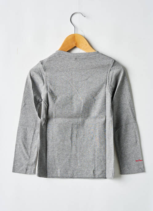 Tricou gri MA LOCOMOTION băiat